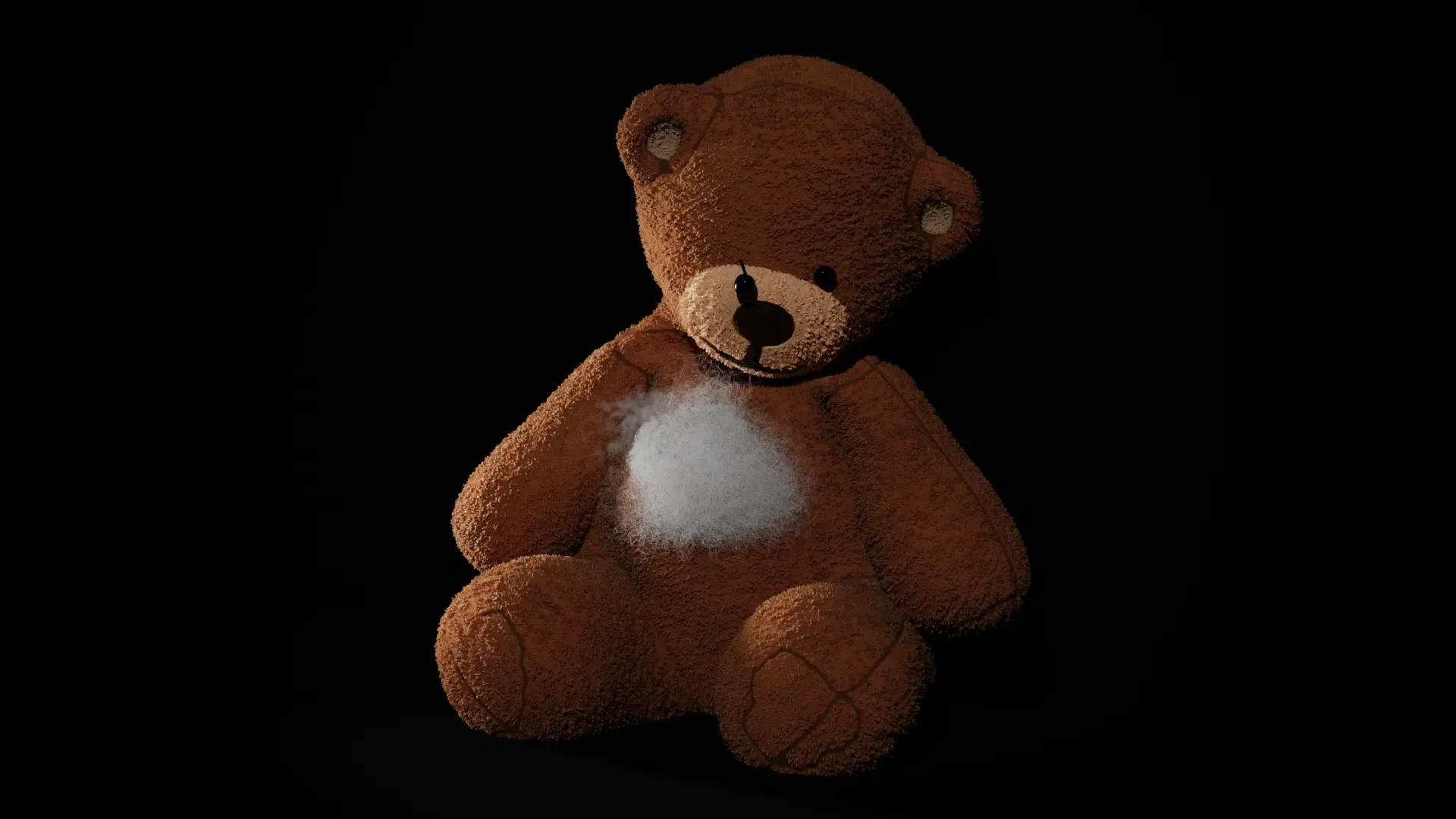 full teddy bear render